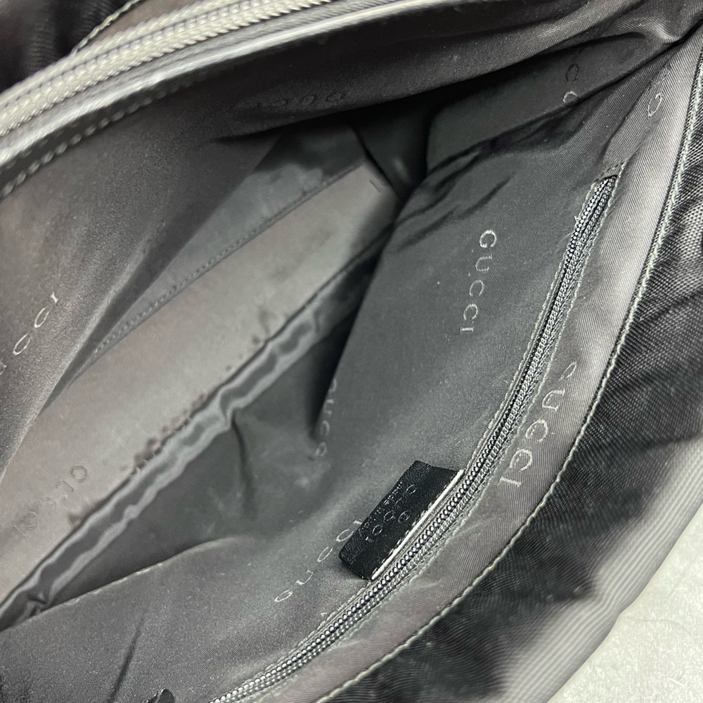 Gucci Black Tote Bag with Bamboo Handles - Picture 13 of 16